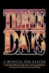 Three Days SATB Singer's Edition cover